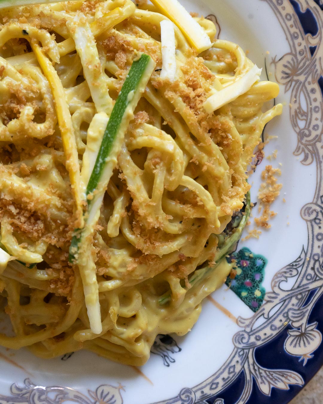 Zucchini Cashew "Carbonara"