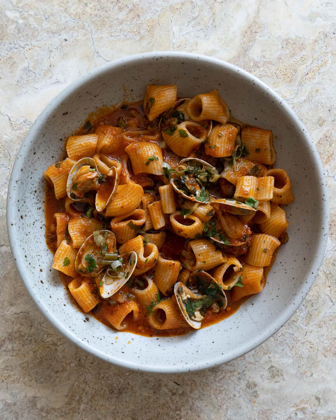 N'duja & Savory Clam Rigatoni