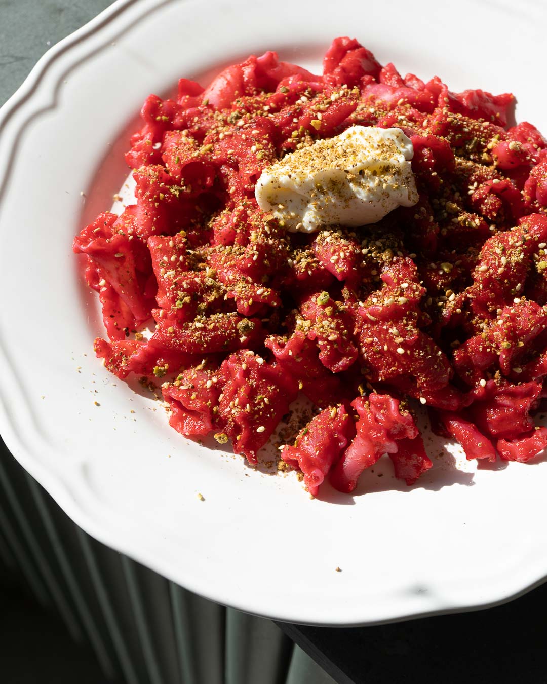 Beetroot Pomodoro Campanelle