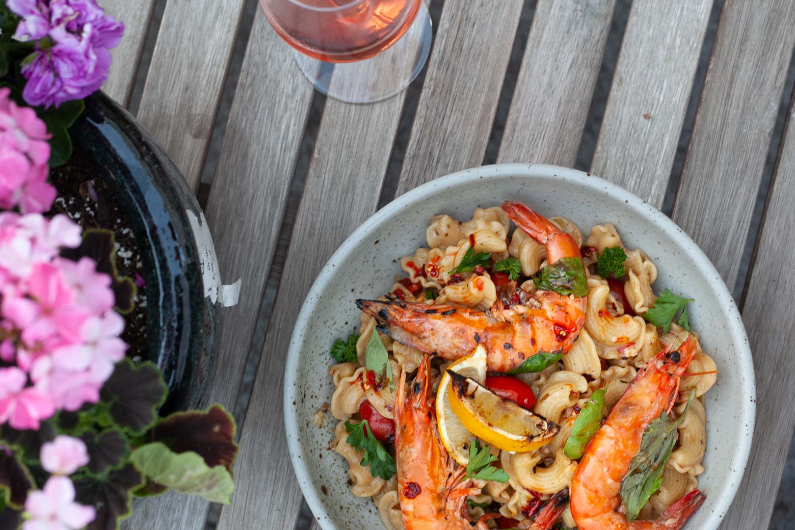 Spot Prawn Creste Di Gallo