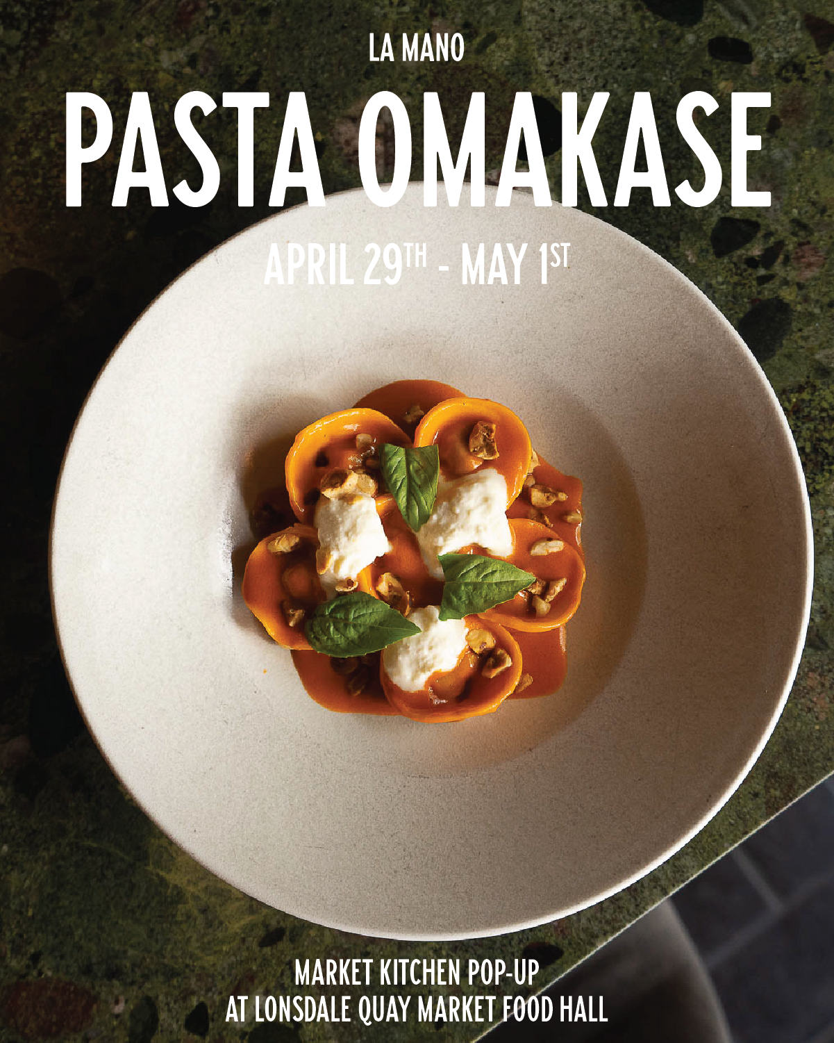 April 29 - May 1: Pasta Omakase