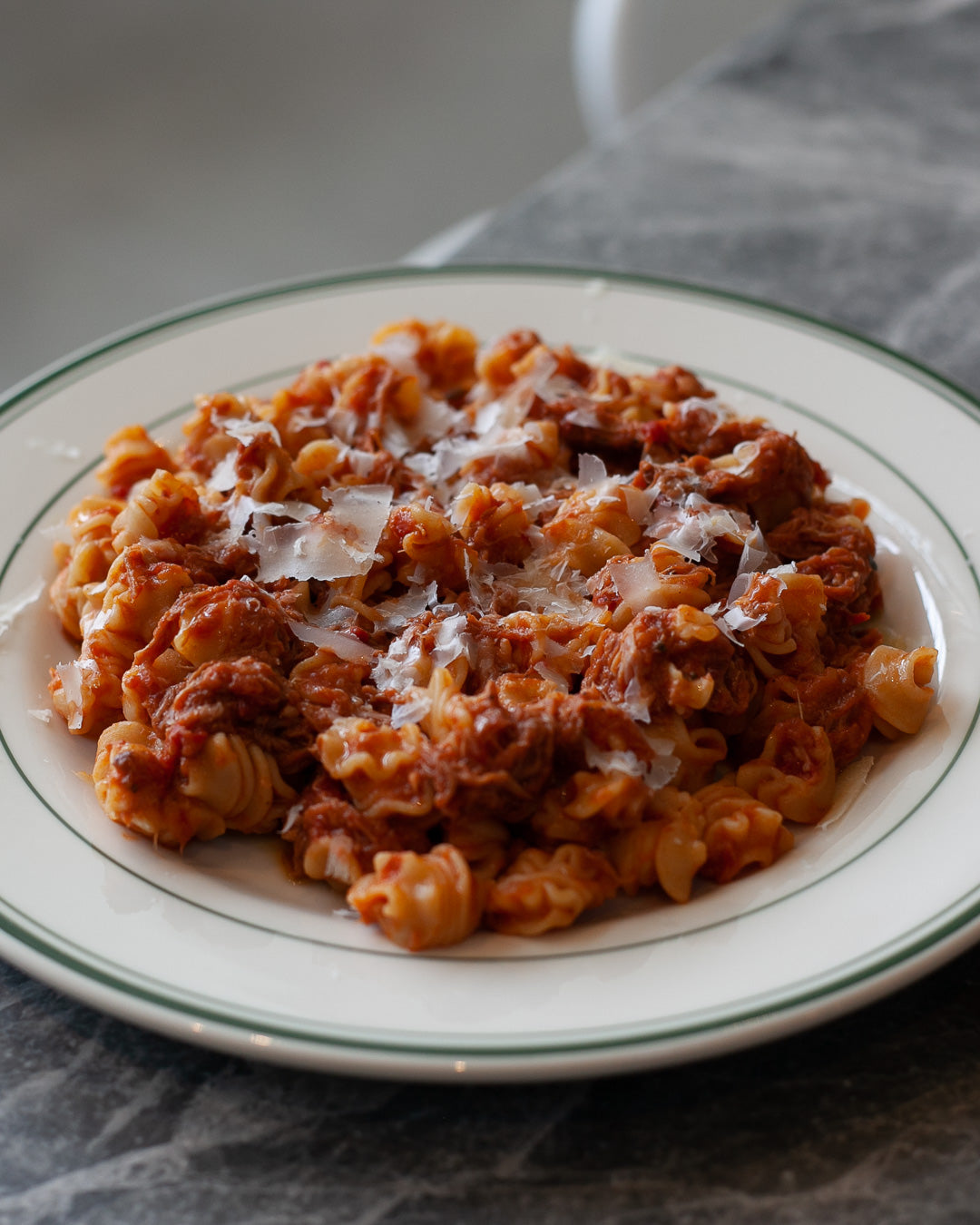Slow Braised Pork Ragu & Radiatore