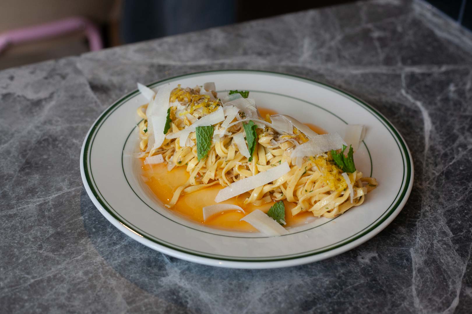Tagliolini con Carciofi al Limone
