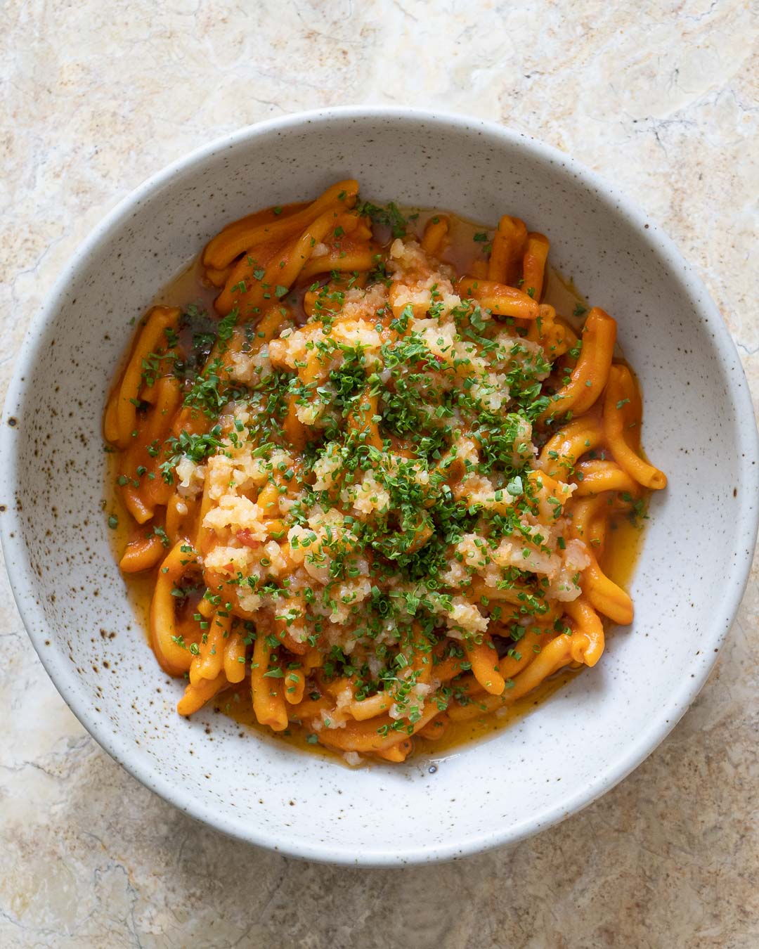 Marinated Prawn Casarecce