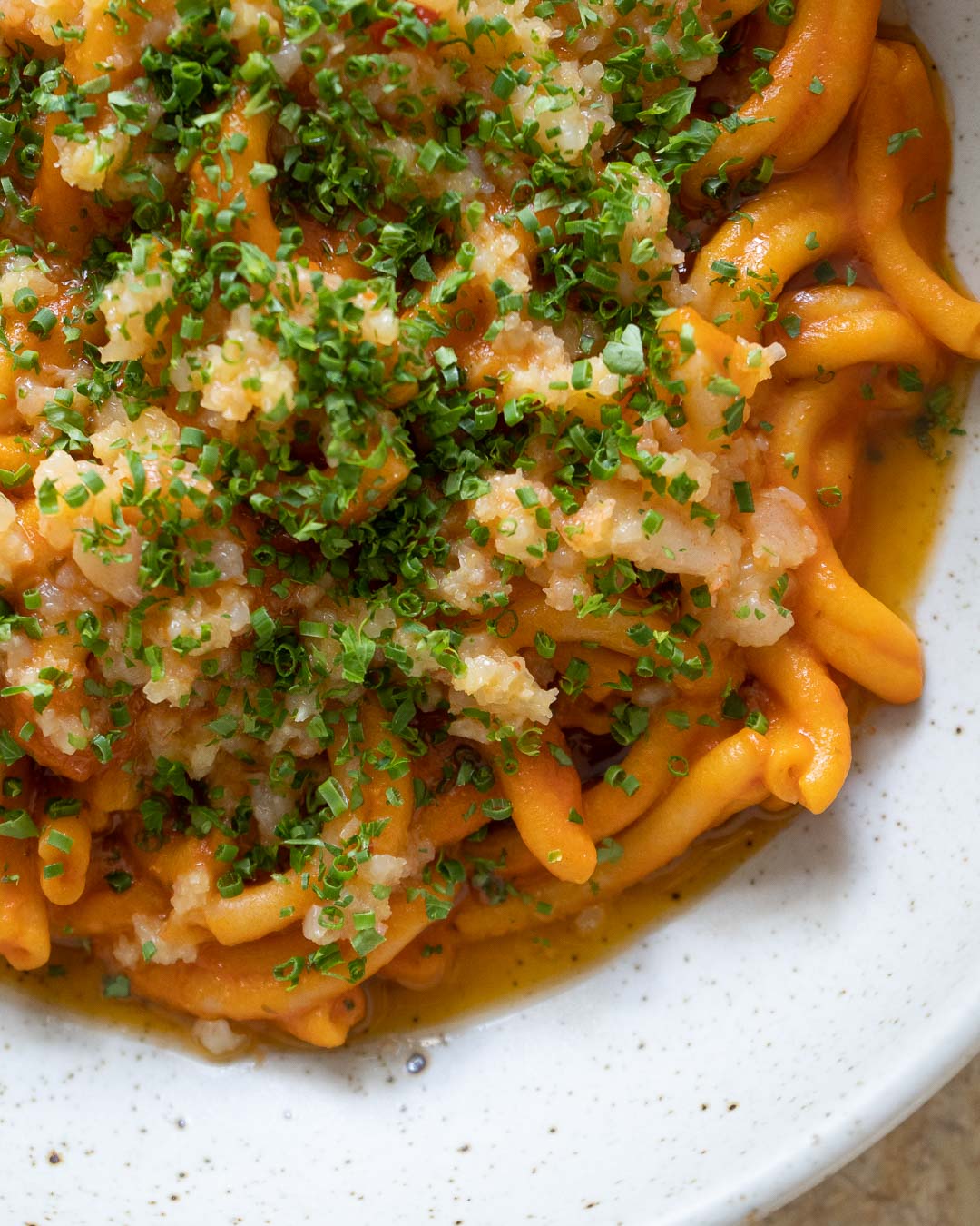 Marinated Prawn Casarecce