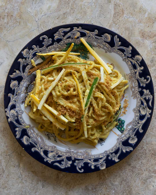Zucchini Cashew "Carbonara"