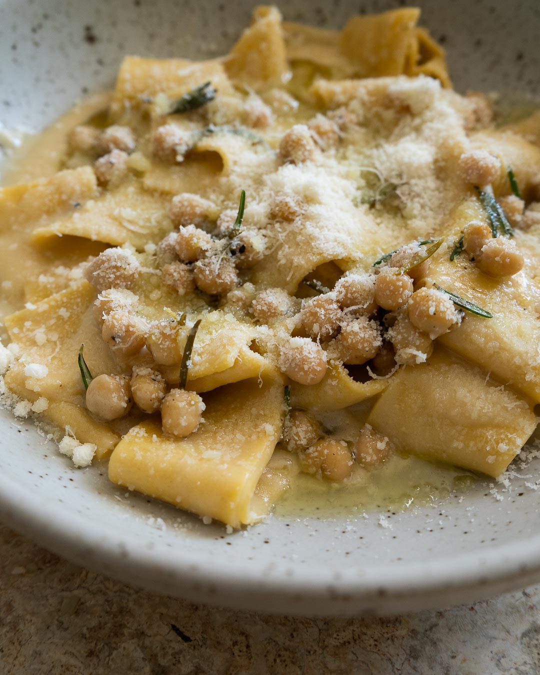 Miso Rosemary Butter Pappardelle