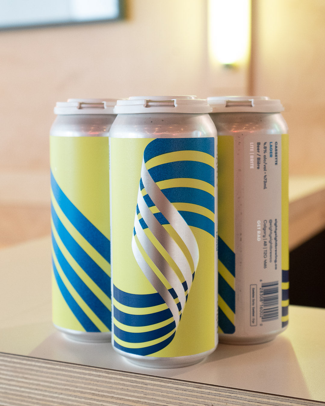 Eighty-Eight Brewing Casette Lager (4x473ml)