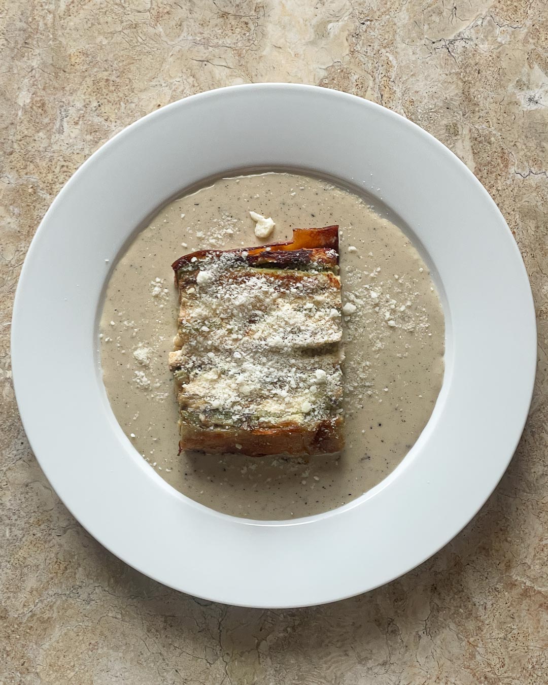 Lasagna Cacio e Pepe