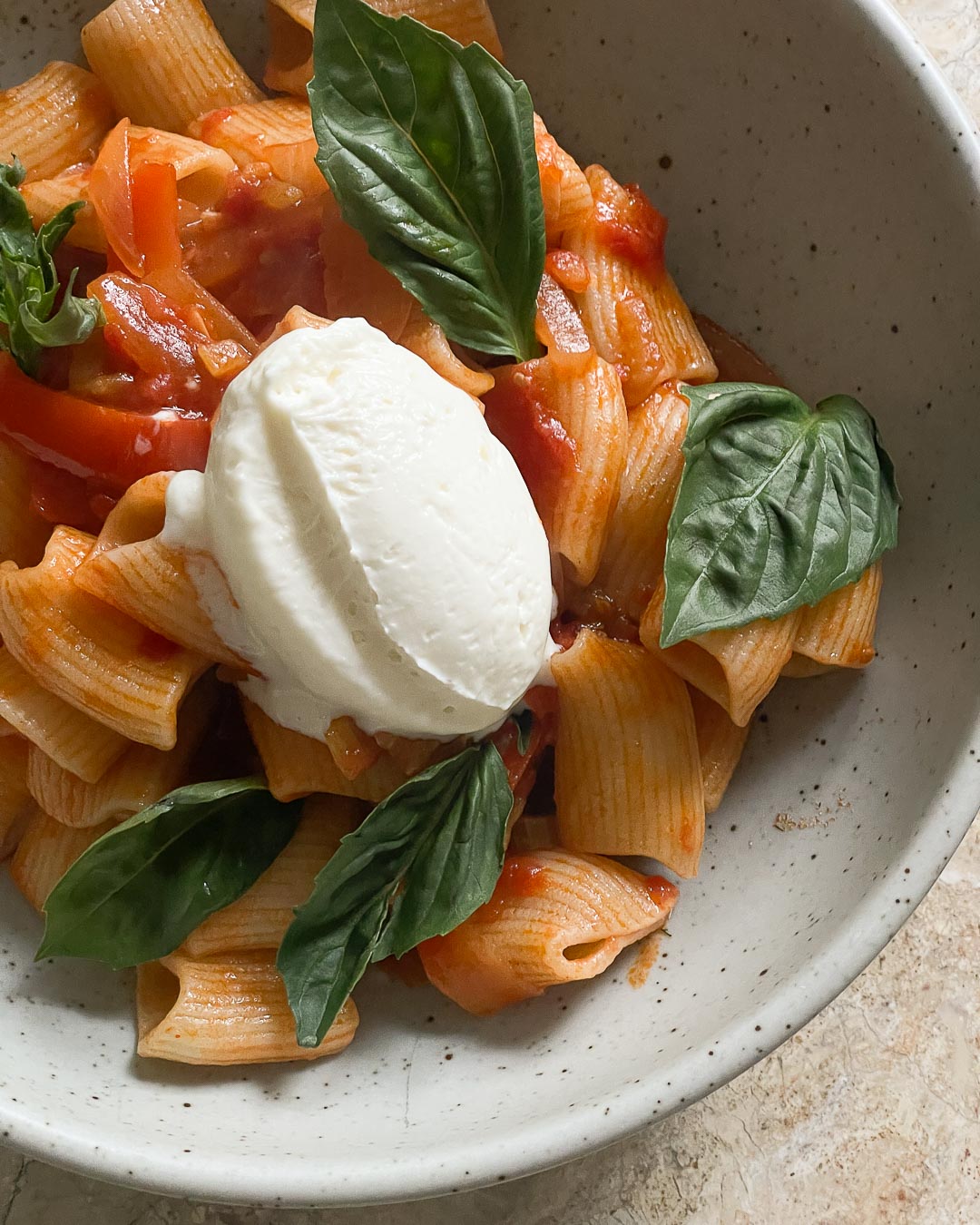 Rigatoni Peperonata