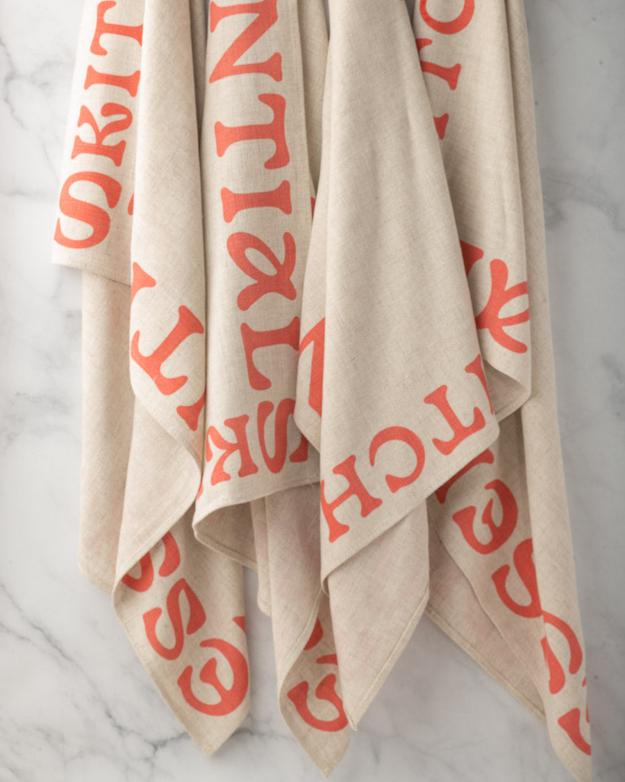 Tomato Wheels Kitchen Towel